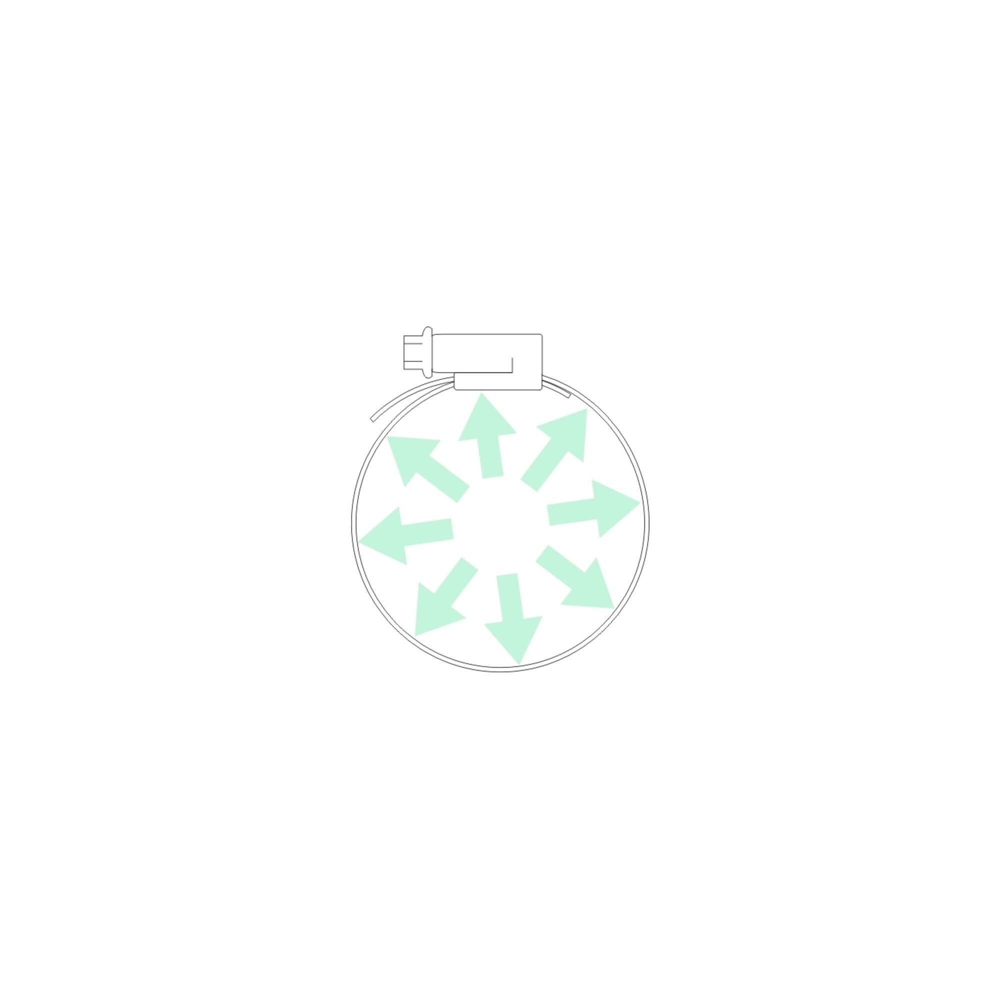 NORMA Schlauchschelle NORMACLAMP Schneckengewindeschelle DIN3017, TORRO, W5, 9mm, 12-22mm 10