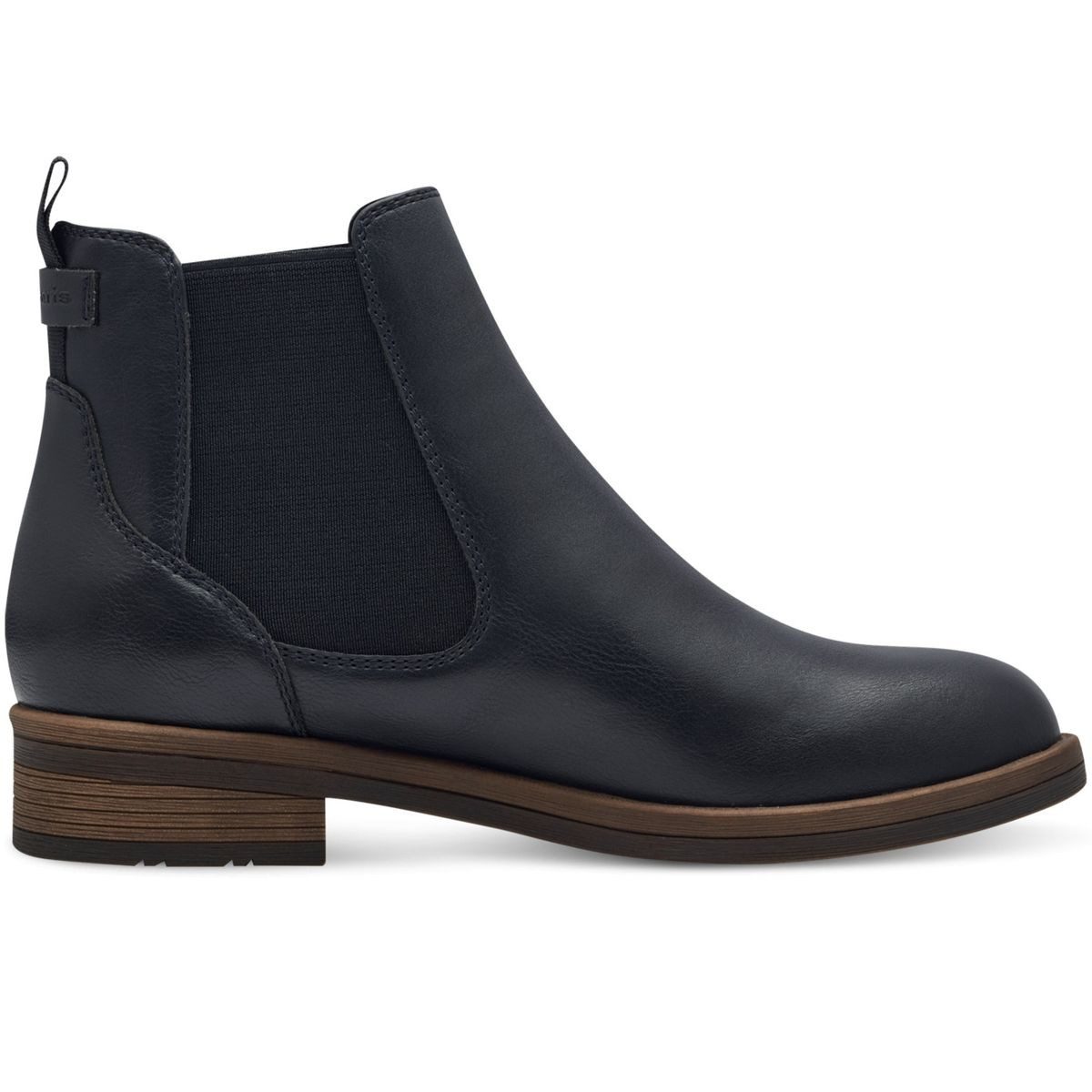Tamaris 1-25312-41/805 Stiefelette Klassischer Chelsea Boot in urbaner Lederoptik