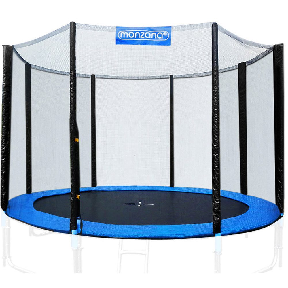 monzana Trampolinnetz Ø 305cm Trampolin, Netz Sicherheitsnetz Trampolin Ø 305 inkl. Karabinerhaken