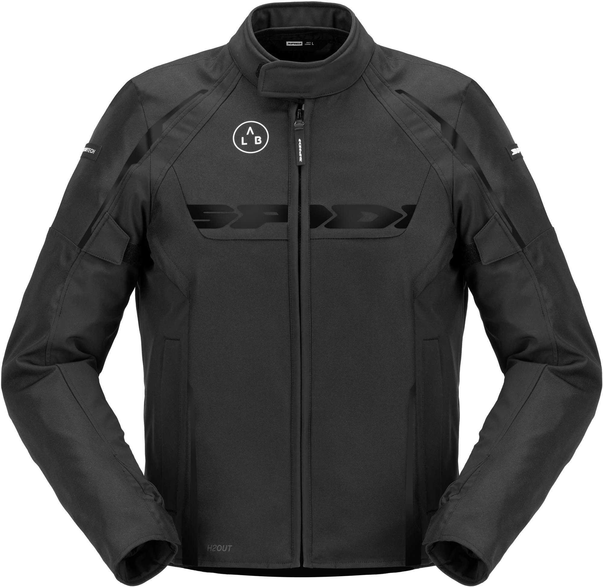 SpiDi Motorradjacke Dragon H2OUT wasserdichte Motorrad Textiljacke 2-Lagen-Laminat,Ellenbogenprotektoren enthalten,Schulterprotektor