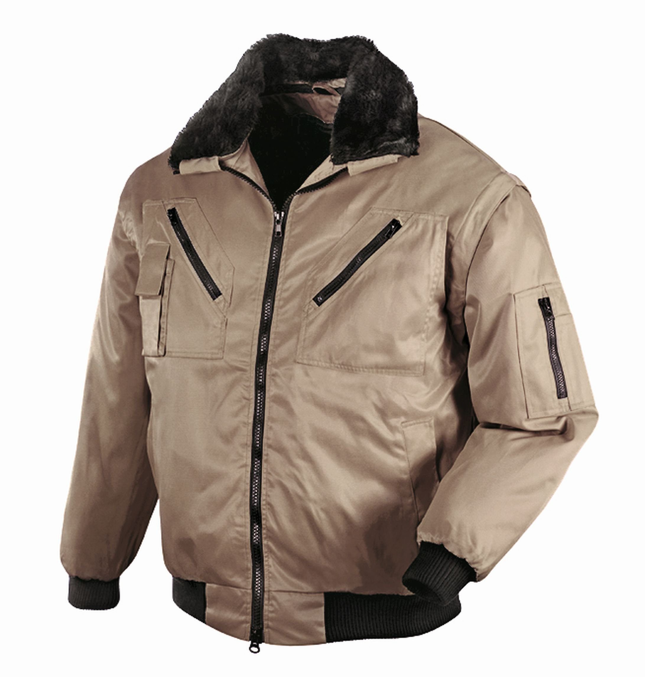 TRIZERATOP Winterjacke Piloten-Jacke OSLO khaki Größe 3XL