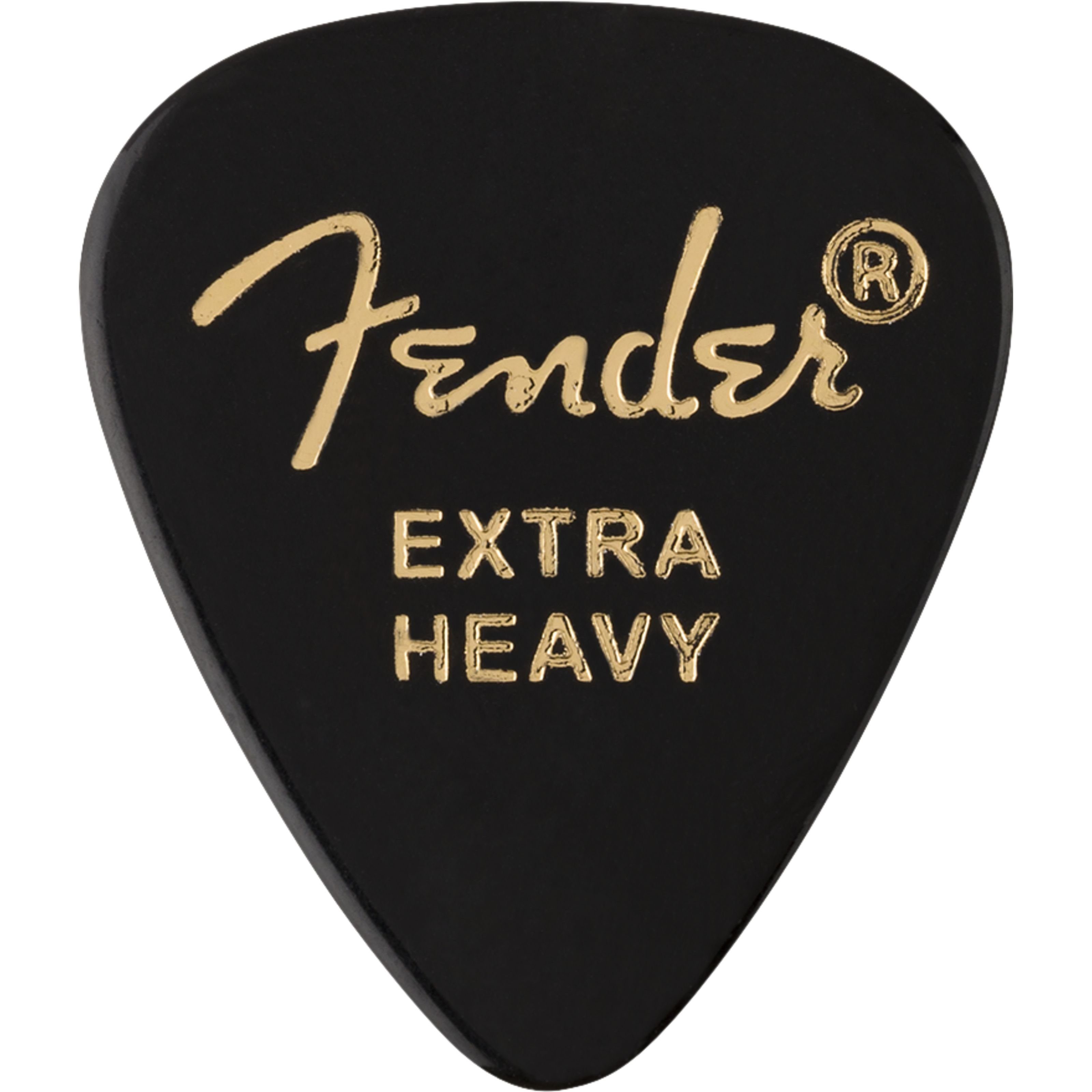 Fender Plektrum, Picks 351 Black extra heavy - Медиаторы Set