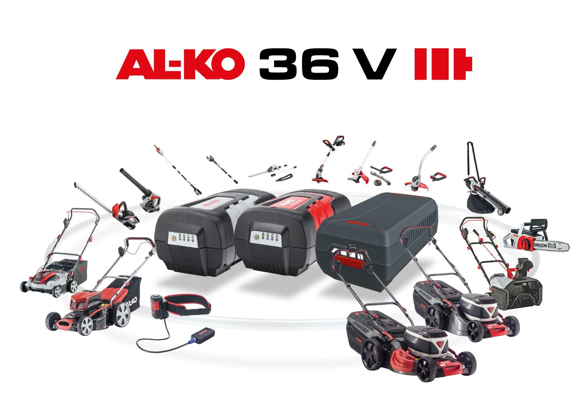 AL-KO Akku-Rasentrimmer ENERGY FLEX Multitool MT 40, Basisgerät ohne Aufsätze, Akku und Ladegerät