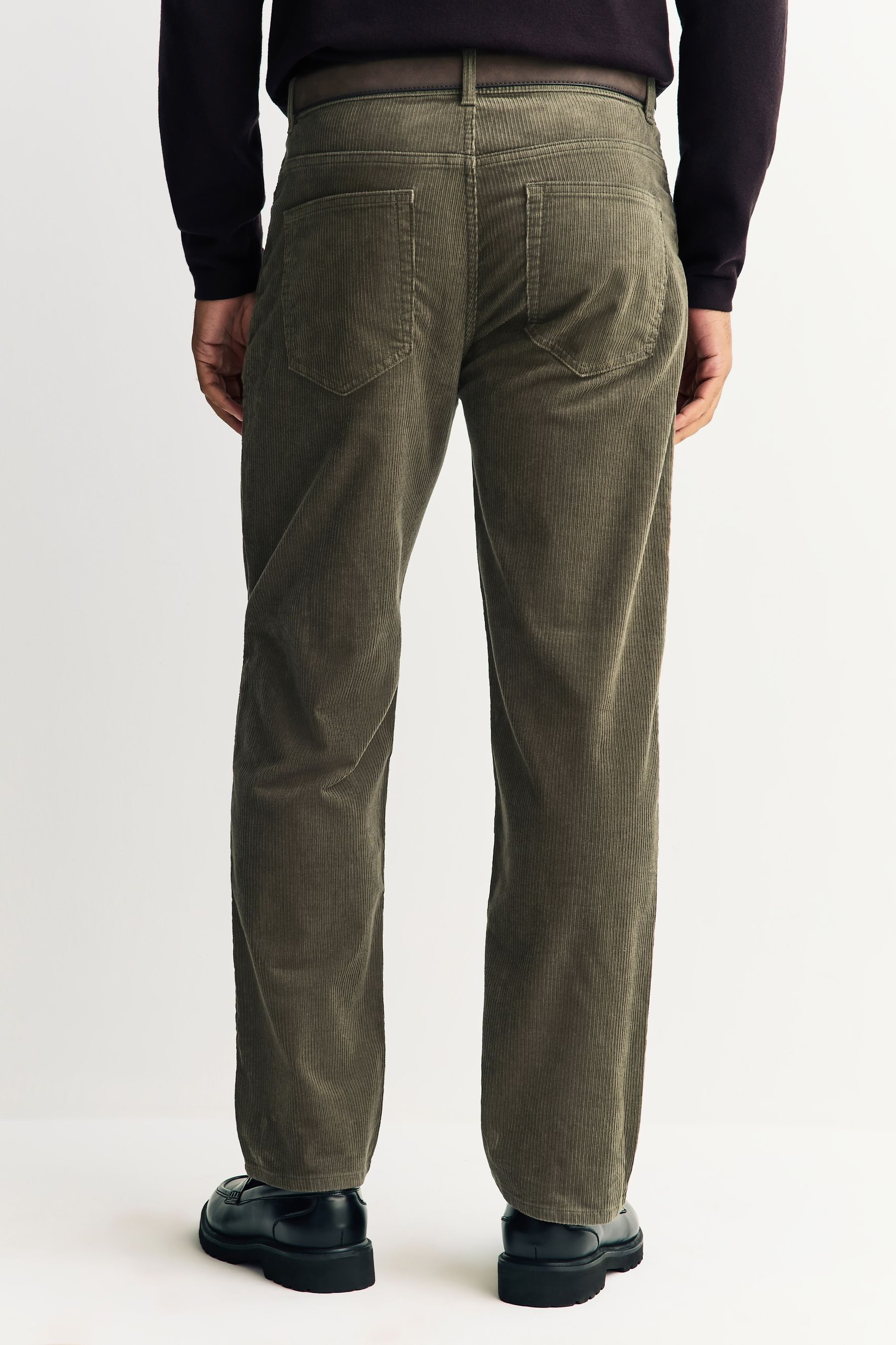 Next Cordhose Straight Fit Cordhose mit Gürtel (2-tlg) günstig online kaufen