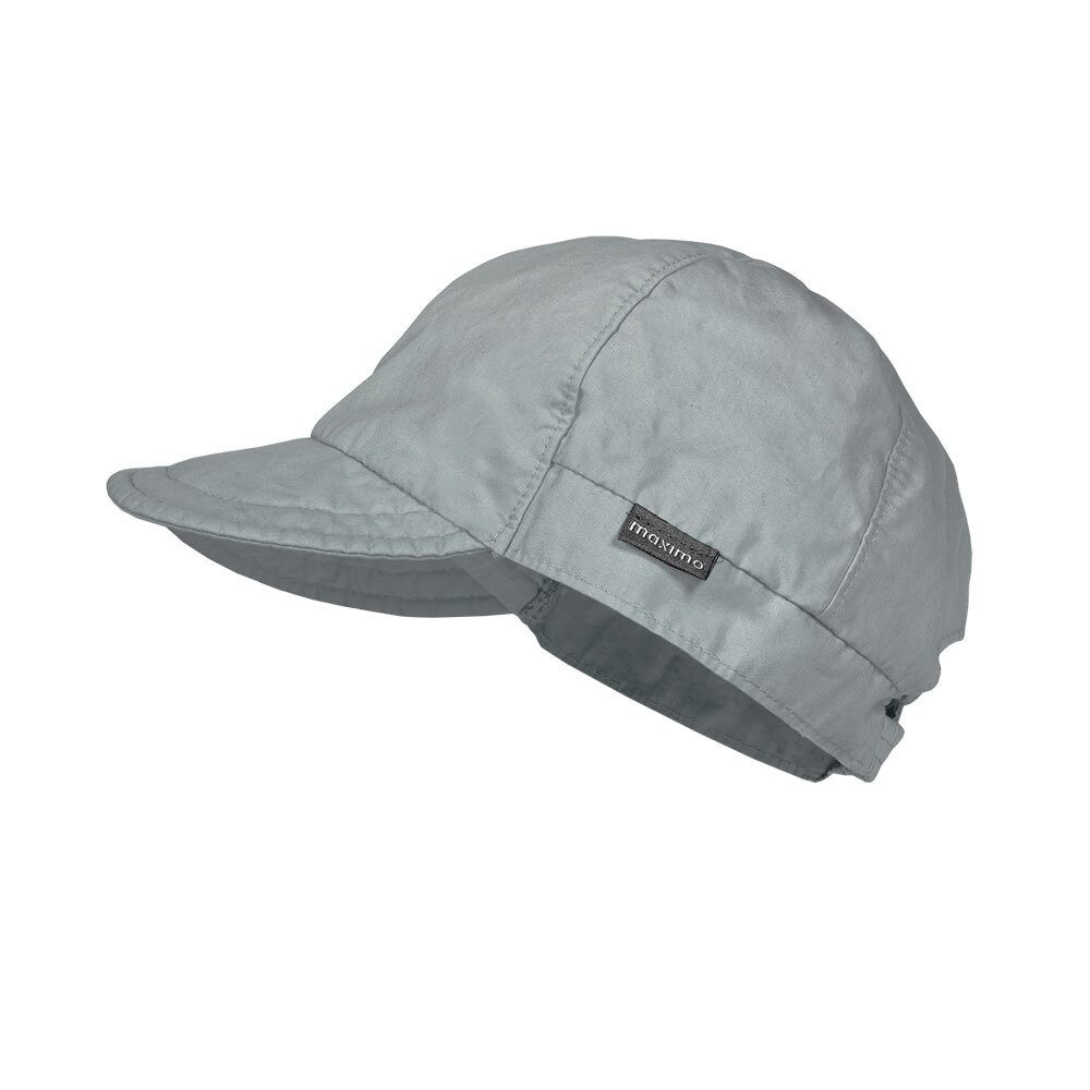 MAXIMO Schirmmütze GOTS MINI-Cap, Waschoptik Gummiriegel, Futter, UV 30 (1-St)