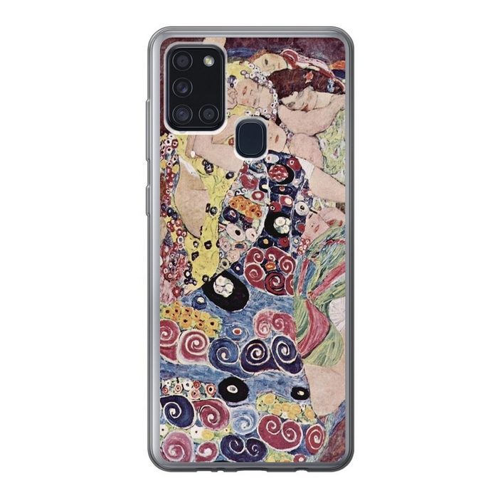 MuchoWow Handyhülle Die Jungfrau - Gustav Klimt Handyhülle Samsung Galaxy A21s Smartphone-Bumper Print Handy