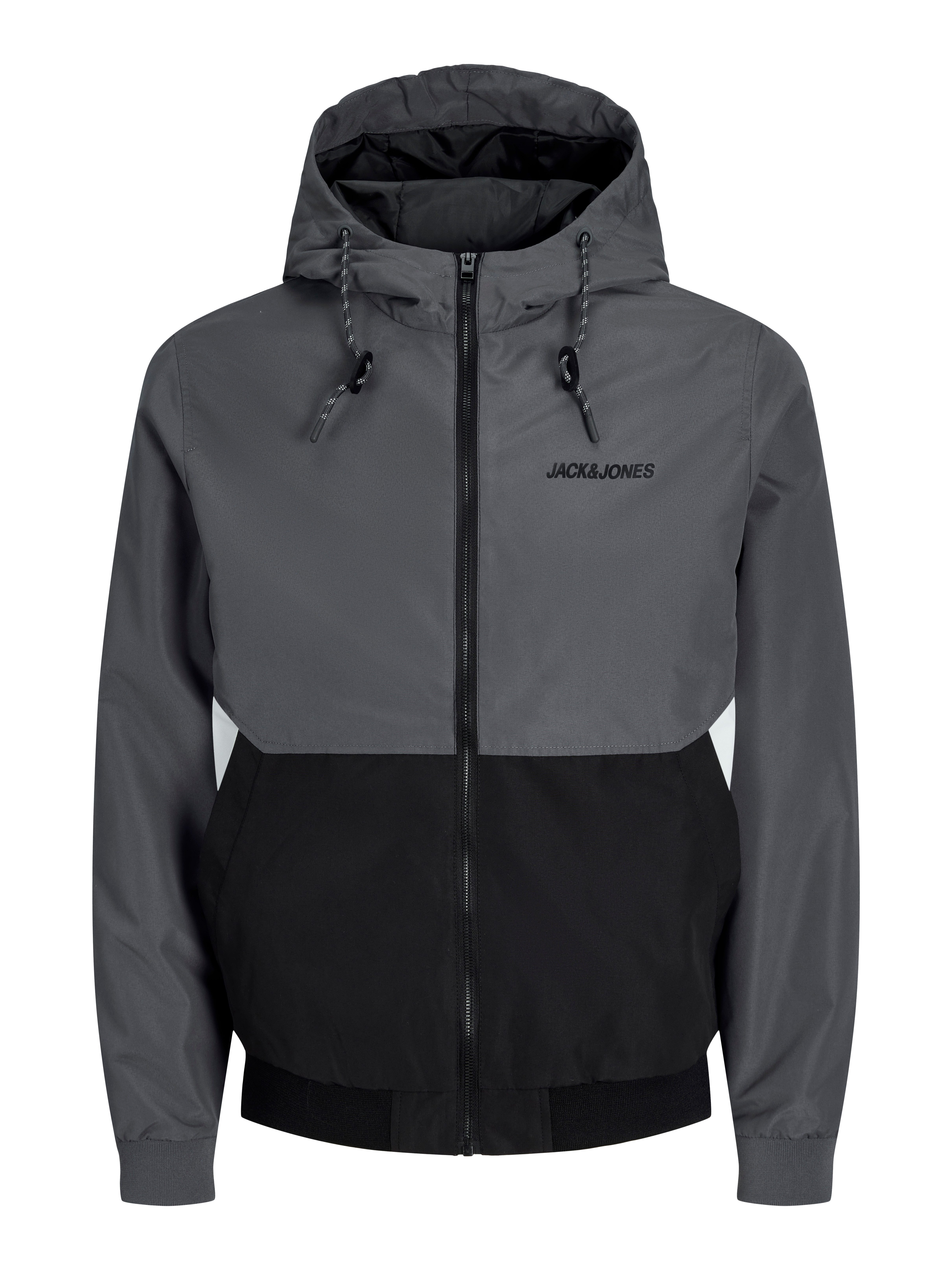Jack & Jones Blouson JJERUSH mit Kapuze Kunstfaser, regular fit