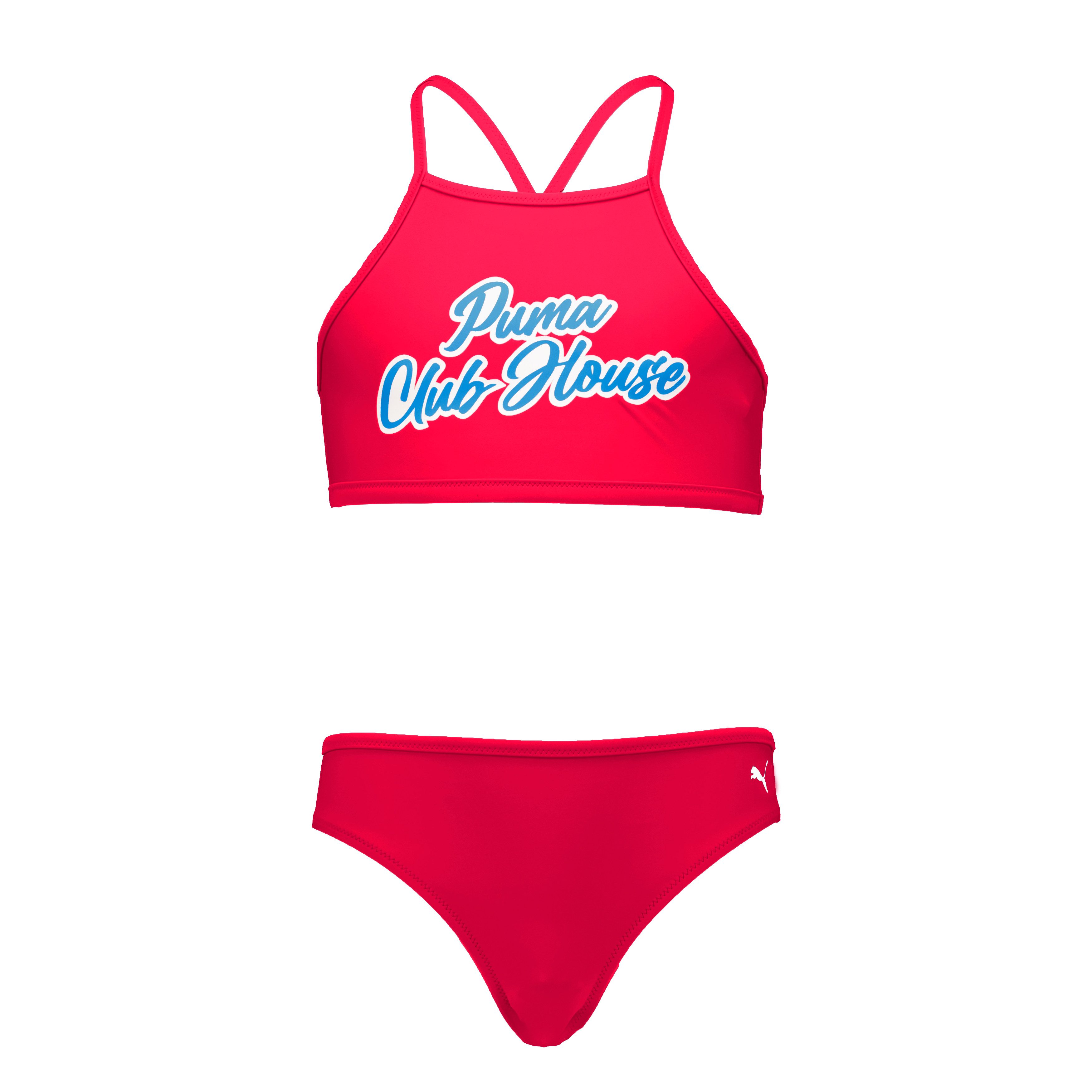 PUMA Bandeau-Bikini (2-St) mit Hingucker-Slogan