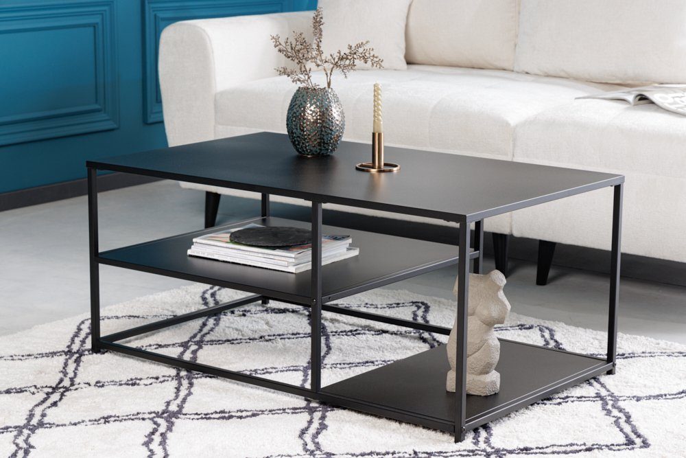 riess-ambiente Couchtisch DURA STEEL 100cm schwarz günstig online kaufen