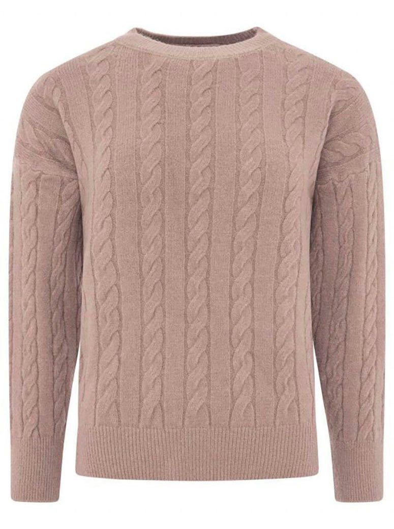 Strickpullover "Zopfstrick"