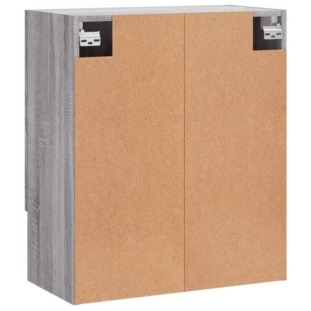 cm Sonoma vidaXL 60x31x70 Grau (1-St) Holzwerkstoff Wandschrank Fächerschrank