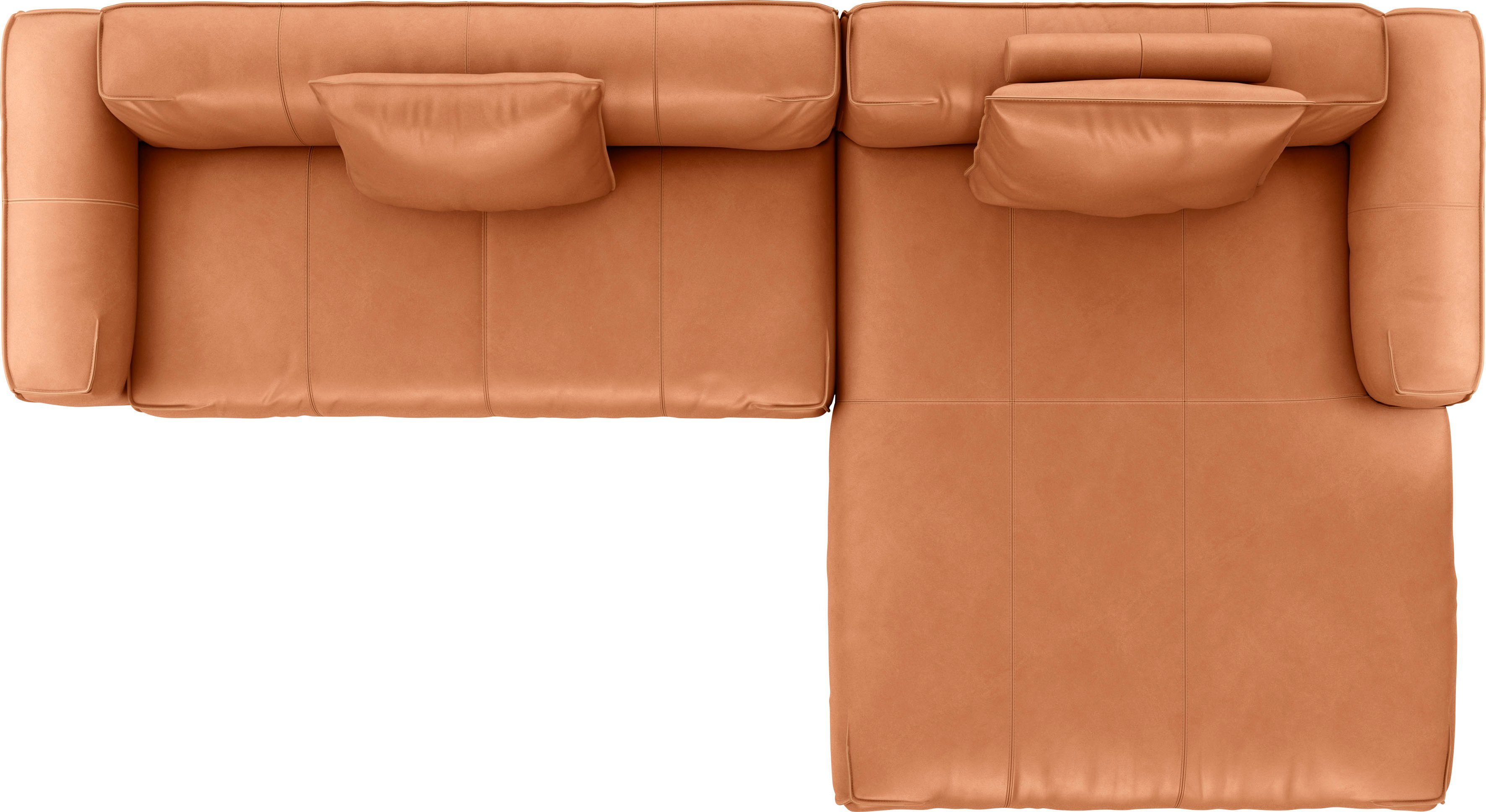 freistil ROLF BENZ Ecksofa freistil 136, Meisterwerk der Handwerkskunst, hochwertige Polsterung, mit besonderer Nahtverarbeitung