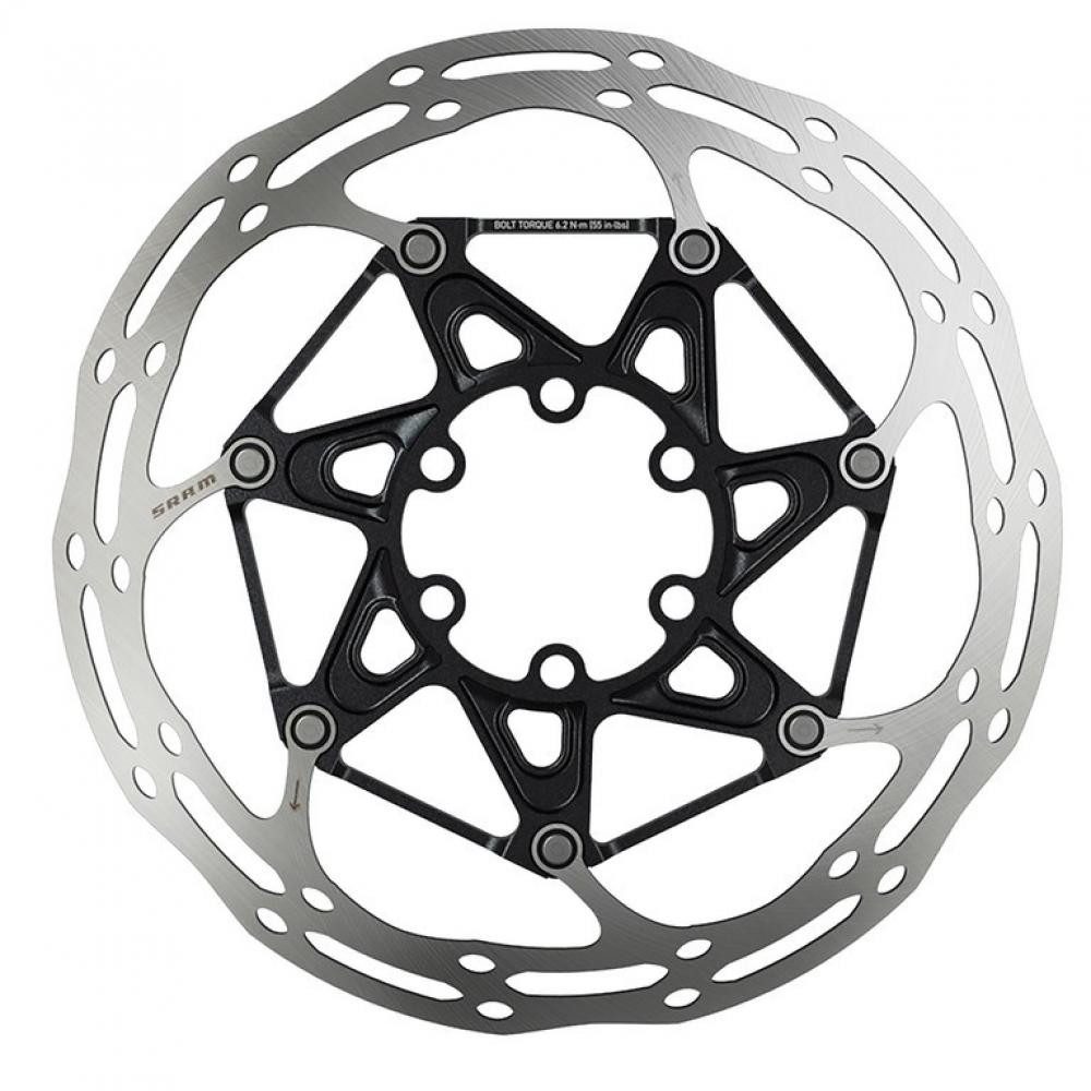 SRAM Scheibenbremse SRAM Bremsscheibe Centerline X Rounded, zweiteilig 6-Loch, Stahl Schra