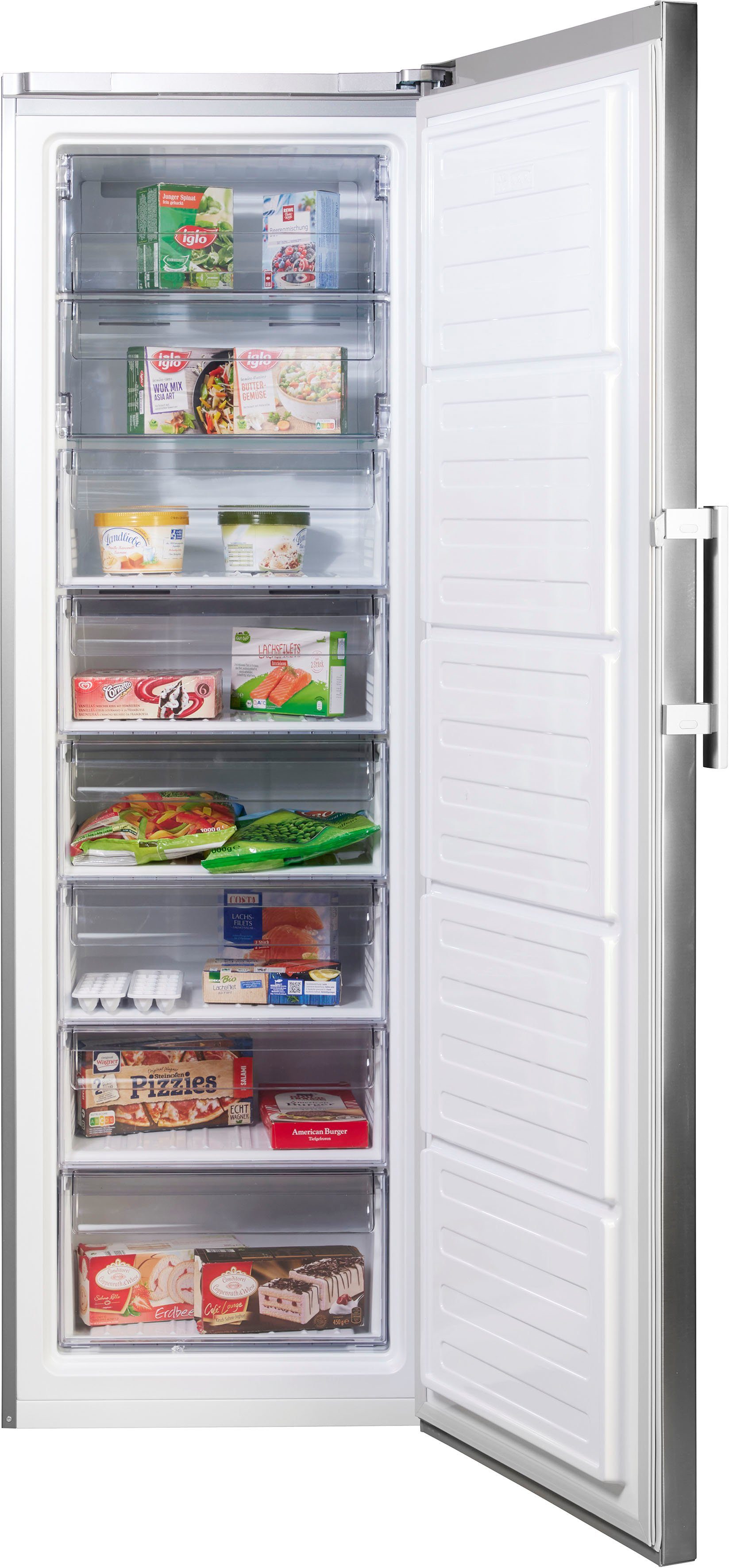 Grundig zamrzivač GFN 13840 XN, 185 cm visine, 59,5 cm širine