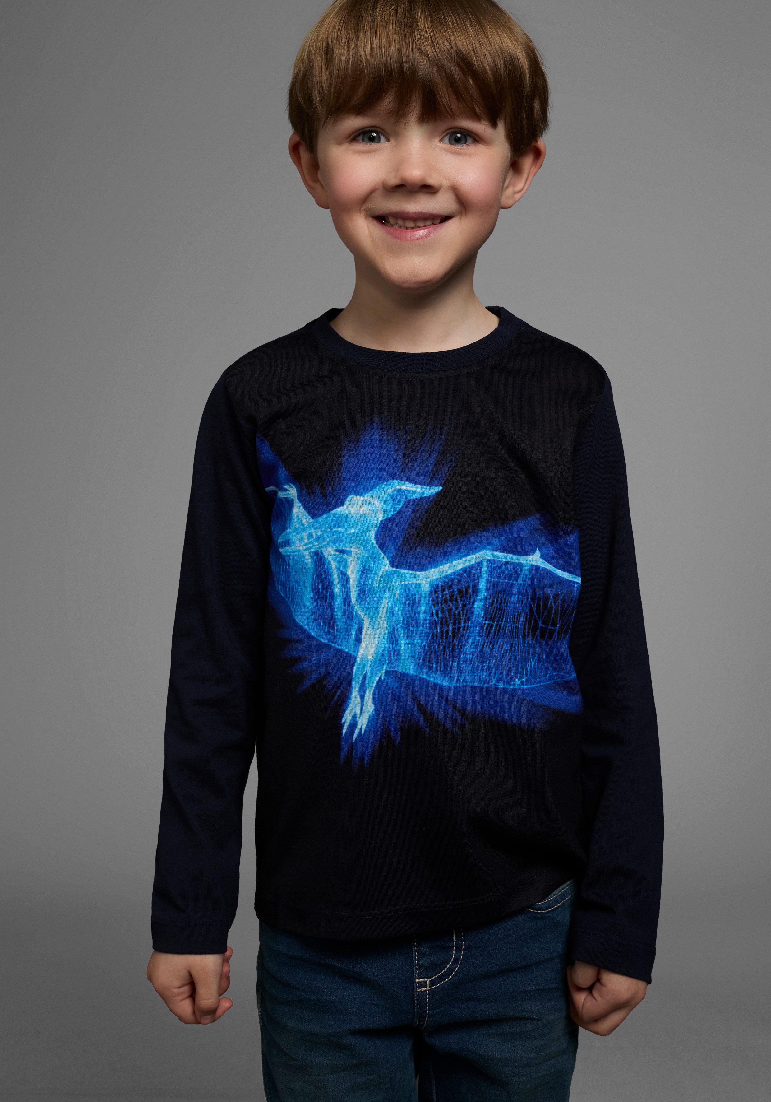 Langarmshirt FLYING DINO