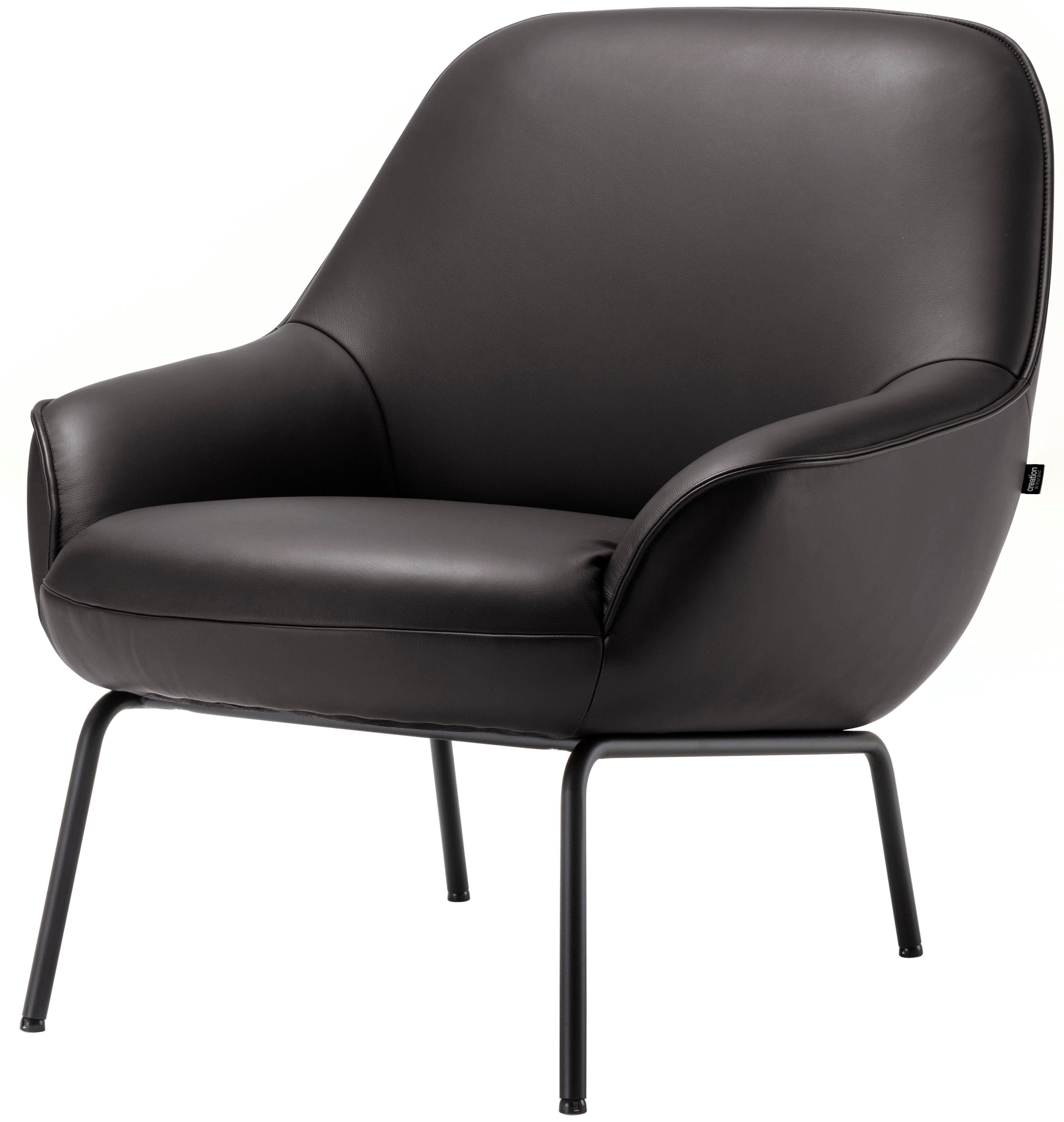 Creation BY ROLF BENZ Sessel Designsessel CR.482 in hochwertiger Detailverarbeitung, Breite 76cm, und tollem Sitzkomfort