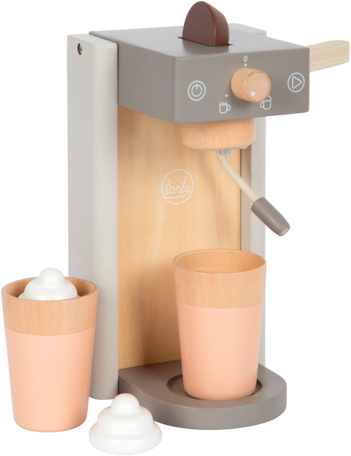 Small Foot Kinder-Kaffeemaschine Kaffeemaschinen-Set, grau tasty günstig online kaufen