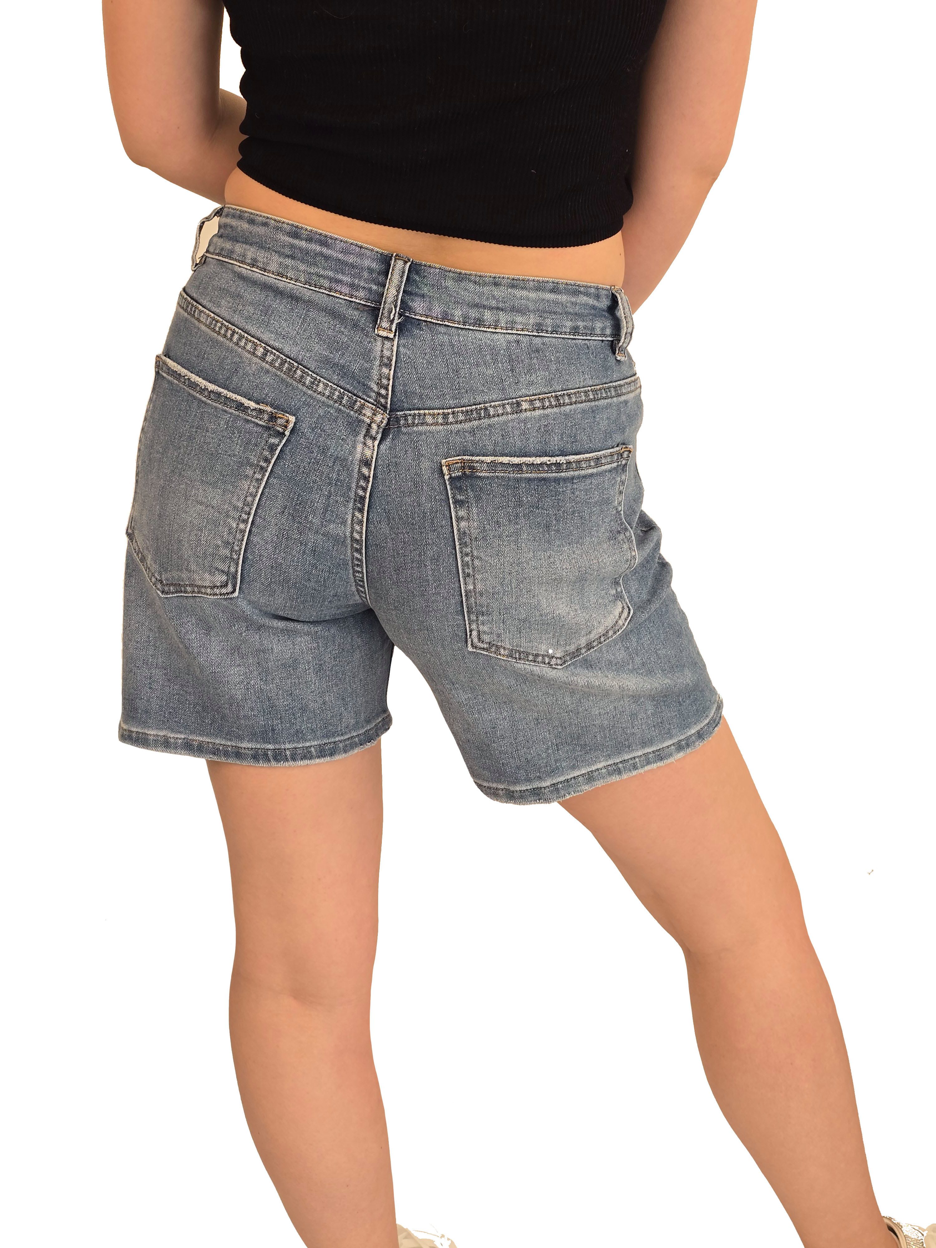ESViViD Jeansshorts im 5-Pocket-Stlye mit krempelbarem günstig online kaufen