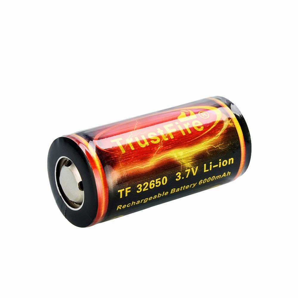 Trustfire 32650 Akku 6000 mAh, 32650 6000mAh Akku mit Schutzschaltung