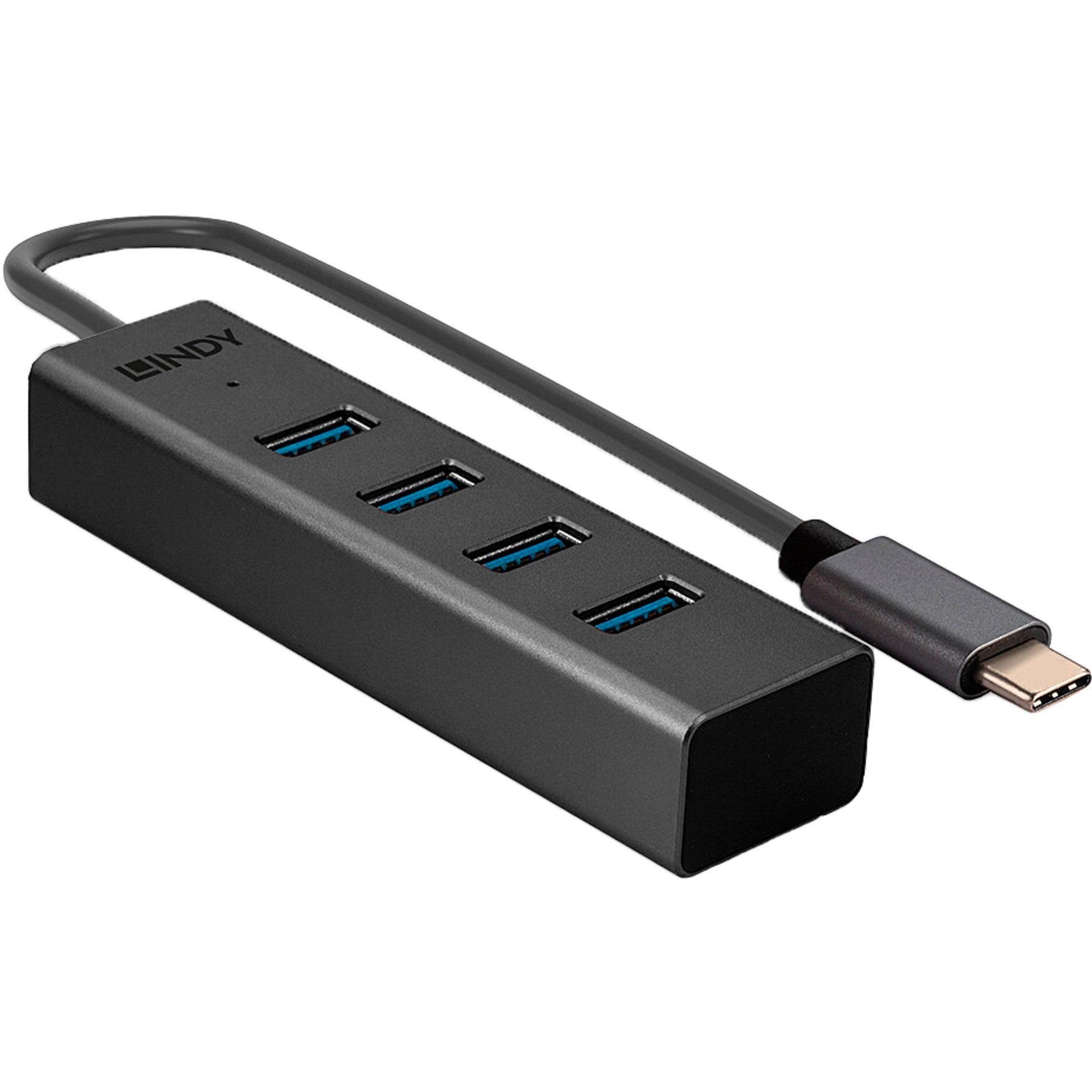 Lindy 4 Port USB 3.2 Gen 1 Typ C, USB-Hub USB-Kabel