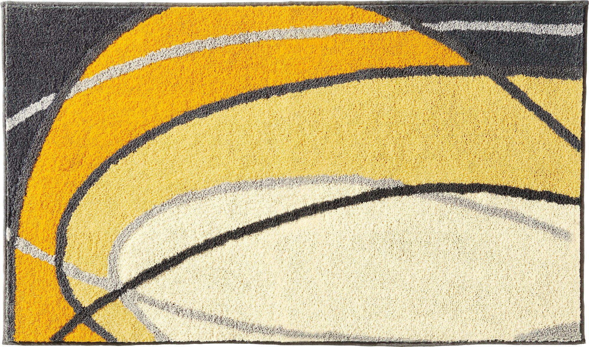 REDBEST Badematte Badematte "Lynn", Höhe 20 mm, eckig, Grafik