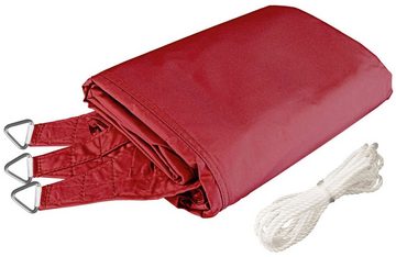 Windhager Sonnensegel Capri Dreieck, 3x3x3m, rot