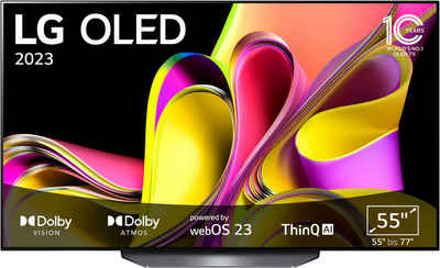 LG OLED55B36LA OLED-Fernseher (139 cm/55 Zoll, 4K Ultra HD, Smart-TV, bis zu 120 Hz, α7 Gen6 4K AI-Prozessor, Single Triple Tuner)