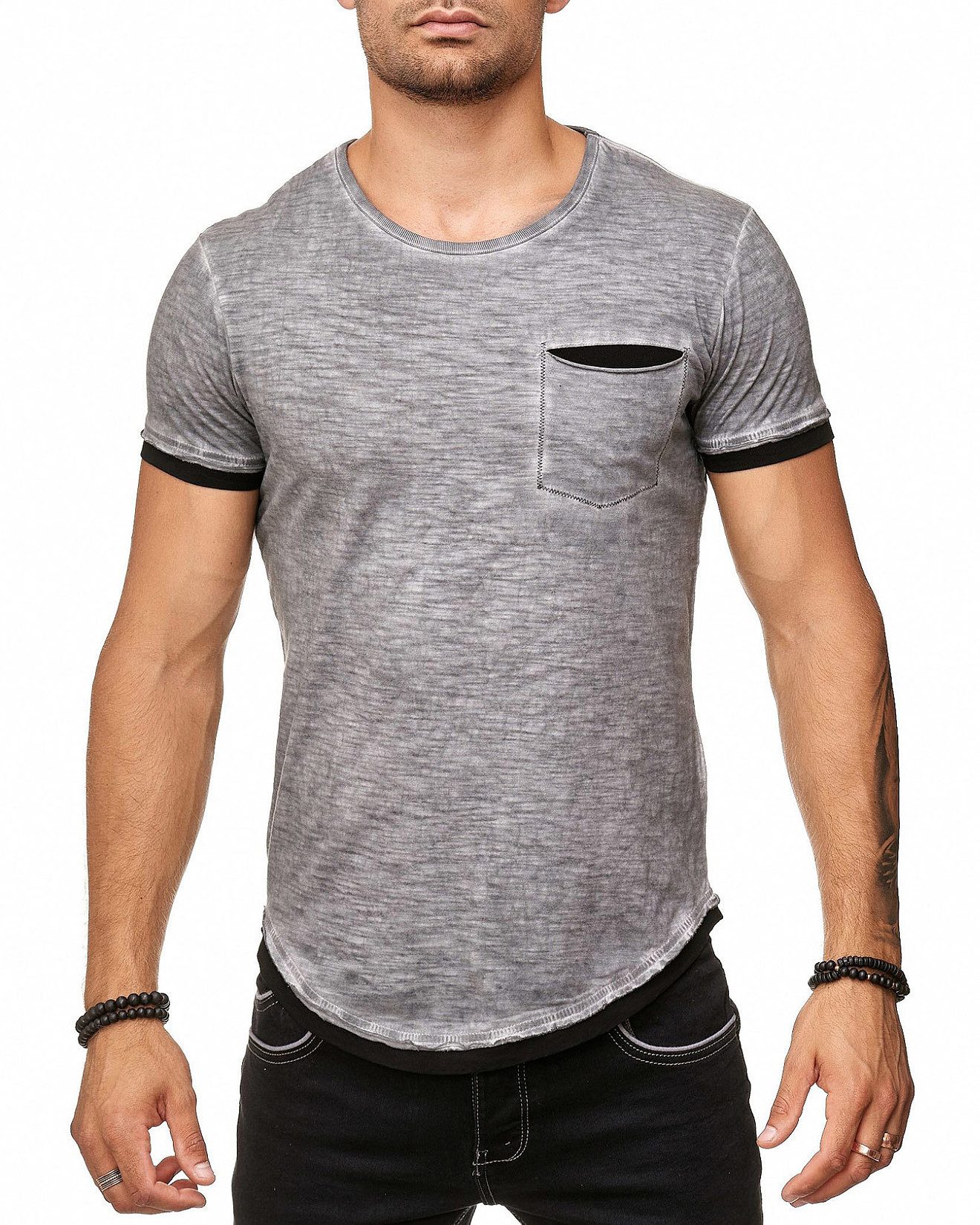 Früchtl T-Shirt mit Rundhals-Ausschnitt – Bild 2 von 3