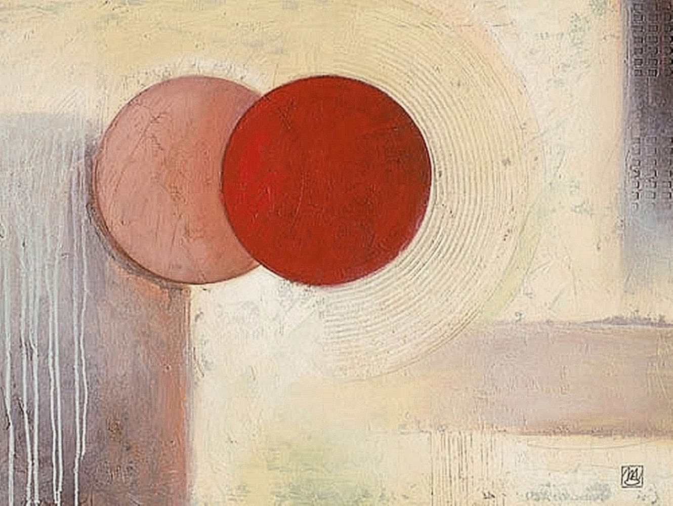Home affaire Kunstdruck »Abstract II«, 80/60 cm-Otto