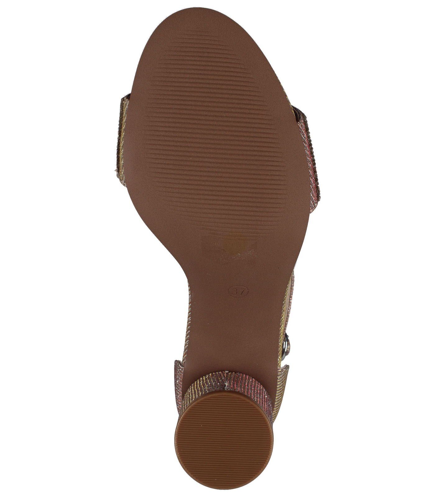Sandalen Synthetik High-Heel-Sandalette La Rose Strada