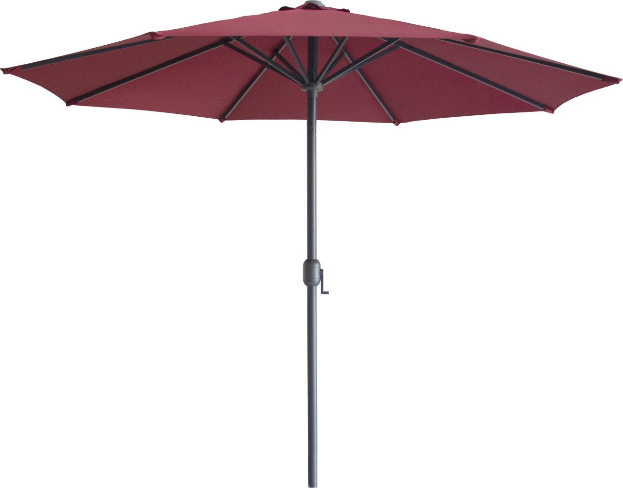 Primaster Sonnenschirm Primaster Sonnenschirm Kreta dunkelrot Ø 300 cm