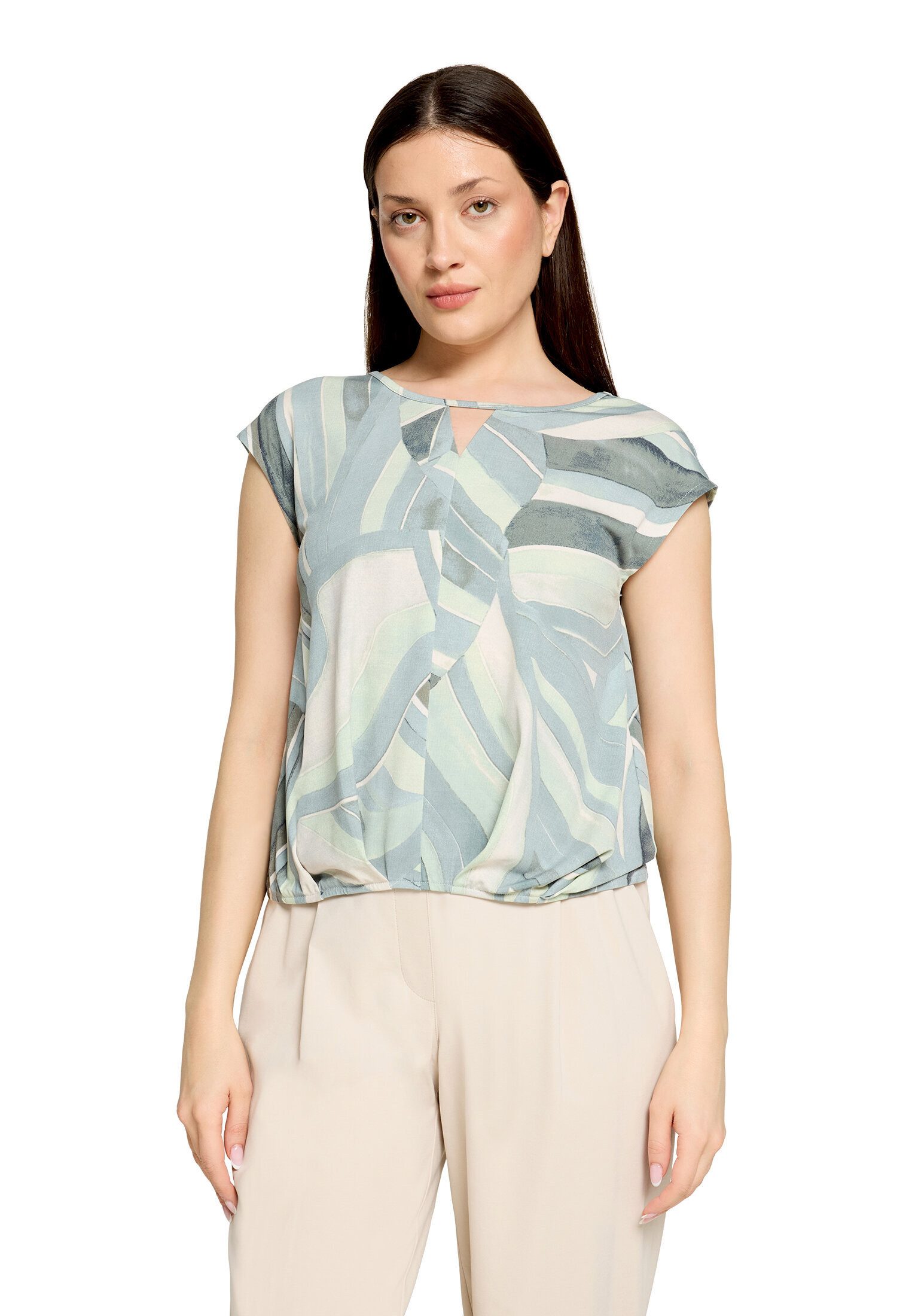 Betty Barclay Kurzarmshirt Damen mit Gummizug (1-tlg)