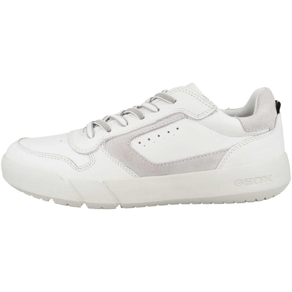 Geox J Hyroo B. A Jungen Sneaker Verstärkte Ferse weiss