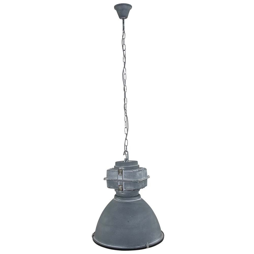 Steinhauer LIGHTING Pendelleuchte, Leuchtmittel nicht inklusive, Hängelampe Pendelleuchte Industriell Küchenleuchte grau