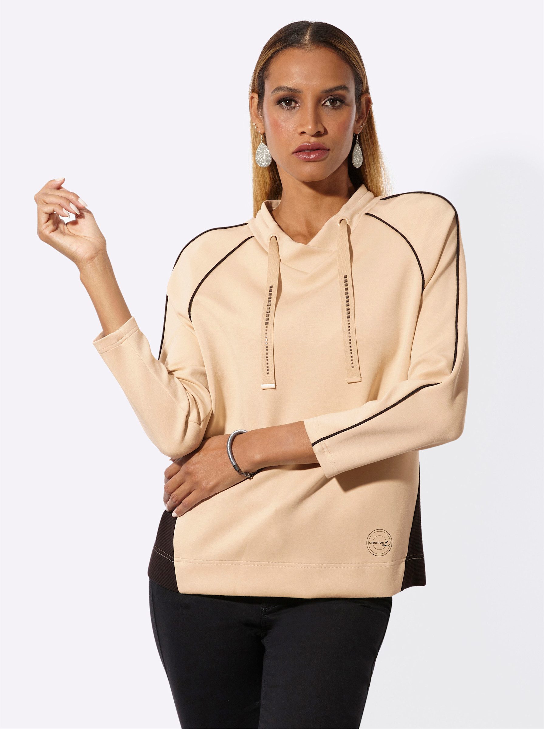 creation L Sweater Modal-Mix-Shirt Langarm