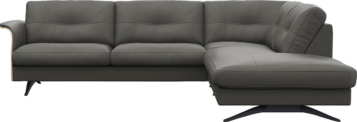 FLEXLUX Ecksofa Glow bequem und komfortabel durch hochwertigen Sitzaufbau, L-Form, Skandinavisches Design, In hochwertiger Verarbeitung