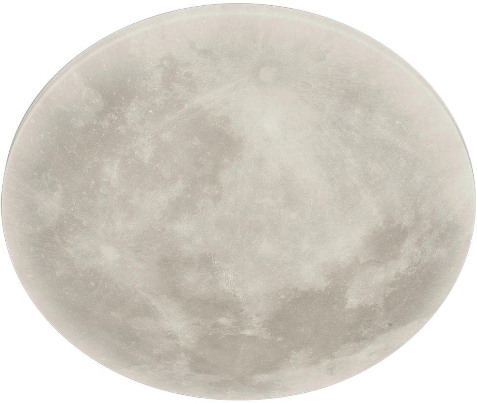 TRIO Leuchten LED Deckenleuchte Lunar, Dimmfunktion, Nachtlichtfunktion, Timerfunktion, LED fest integriert, Warmweiß, "Mondleuchte" Fernbedienung,integrierter Dimmer,Nachtlicht