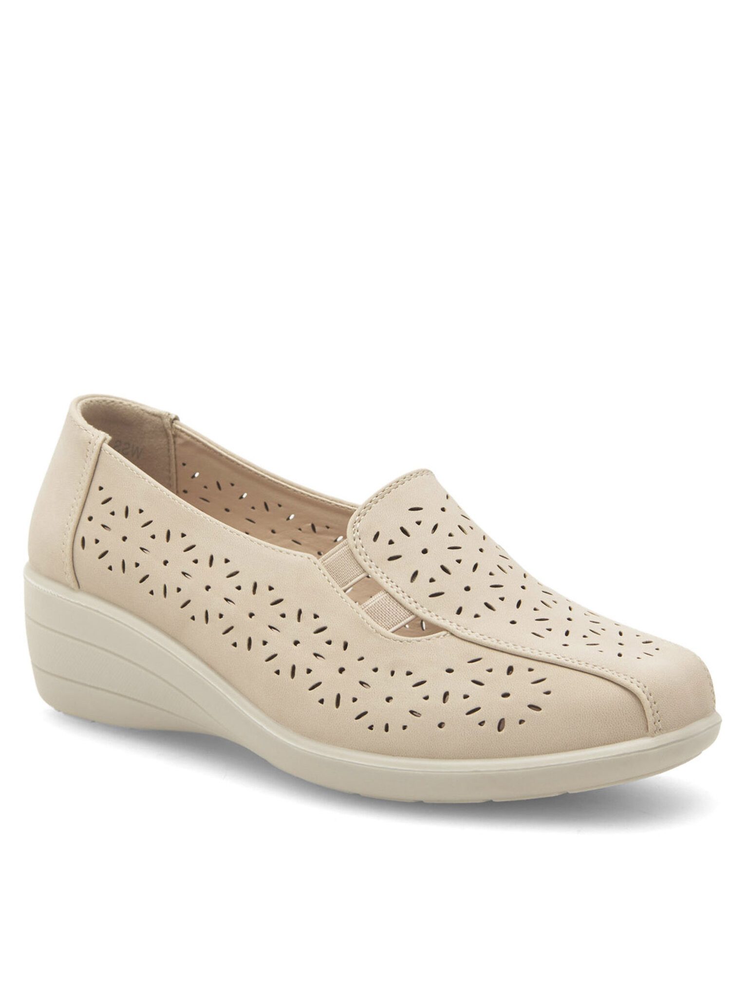 Clara Barson Halbschuhe Damen WSS21169-01 Beige Schnürschuh