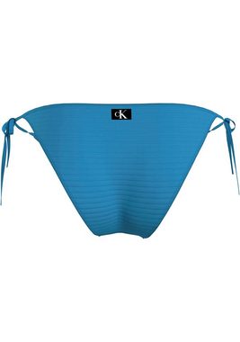 Calvin Klein Swimwear Bikini-Hose STRING SIDE TIE BIKINI mit gerippter Struktur