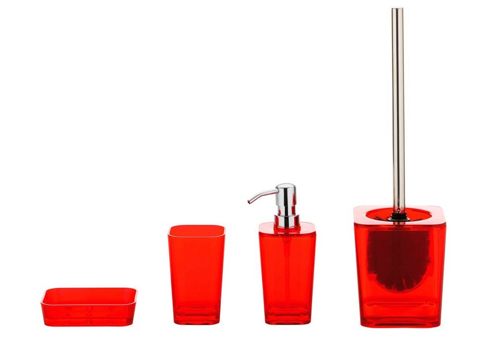 badezimmer accessoires turkis, kela bad-accessoire-set »kristall«, 4-teilig | otto, Design ideen