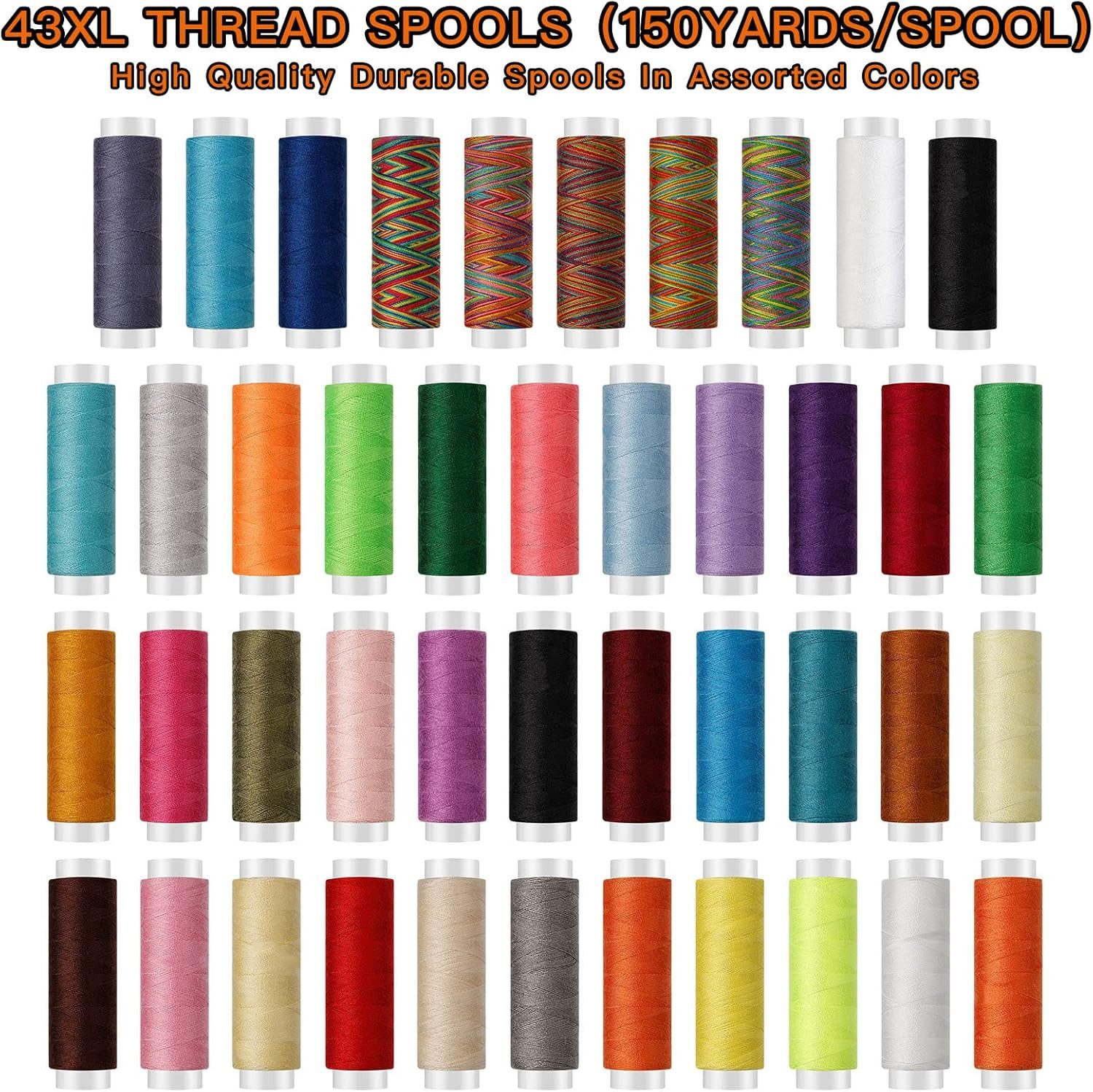 Refined Living Nähkästchen Nähset Erwachsene,Nähset mit Garn & Schere,Profi Nähzubehör,Handnähset (Nadel- und Faden-Set zum Nähen, mit 200+ Zubehör,30 Nadeln, mit mehrfarbigem Garn, Fadenschere und mehr, Nähzubehör Geschenk,Reiseset Nähen, Zubehör mit Schneiderschere, Nähzubehör komplett,Notfall Nähset,Nähzubehör mit Tasche, 1 St., Tragbares Nähset für schnelle Reparaturen,Aufnäher Nähset für zu Hause), Umfassendes Set für Heimwerker, Erwachsene, Anfänger, Zuhause, Reisen