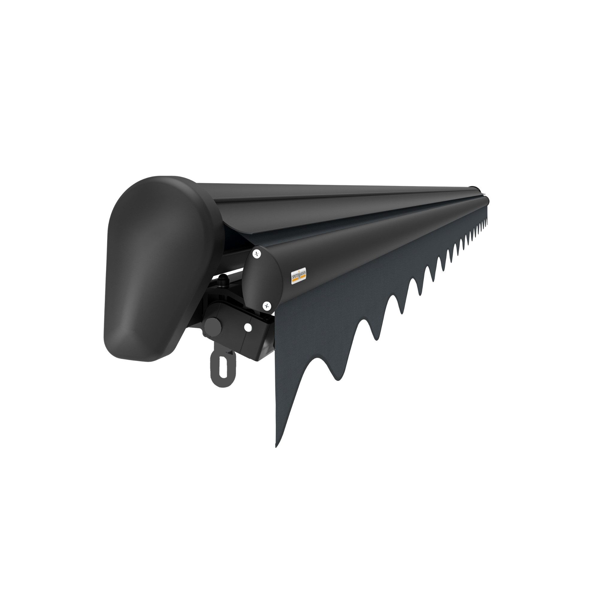 Spettmann Hitzeschutz-Markise Spettmann SUN LED Halbkassettenmarkise 300x200 cm Funkmotor LED