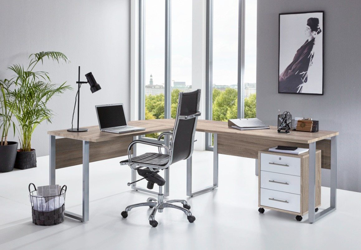 BMG Möbel Eckschreibtisch Office Edition Set günstig online kaufen