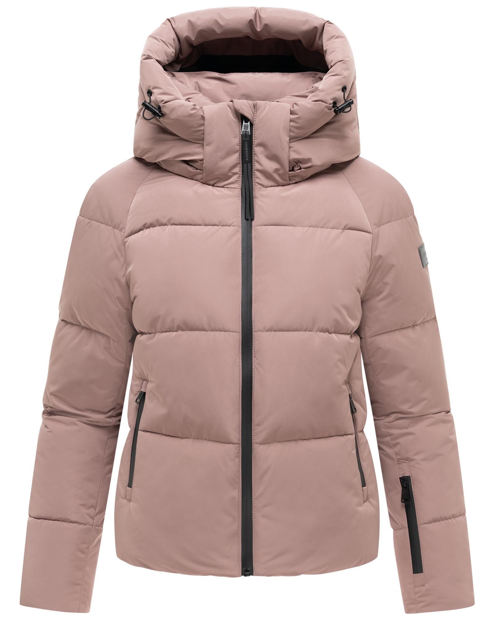 Navahoo Steppjacke Frostherz XIV Kurze gesteppte Damen Winterjacke mit abnehmbarer Kapuze