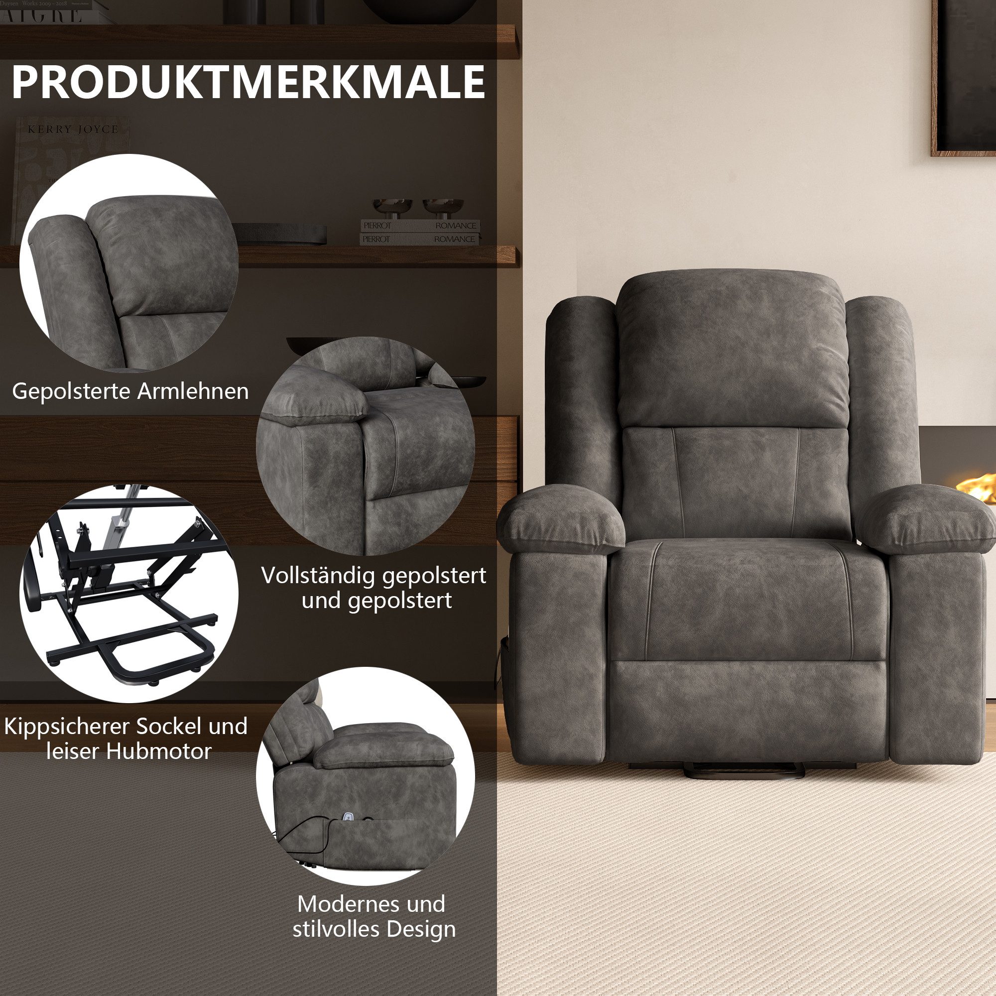 Furnishings Home Sessel TV-Sessel Multifunktionaler Fernsehsessel günstig online kaufen