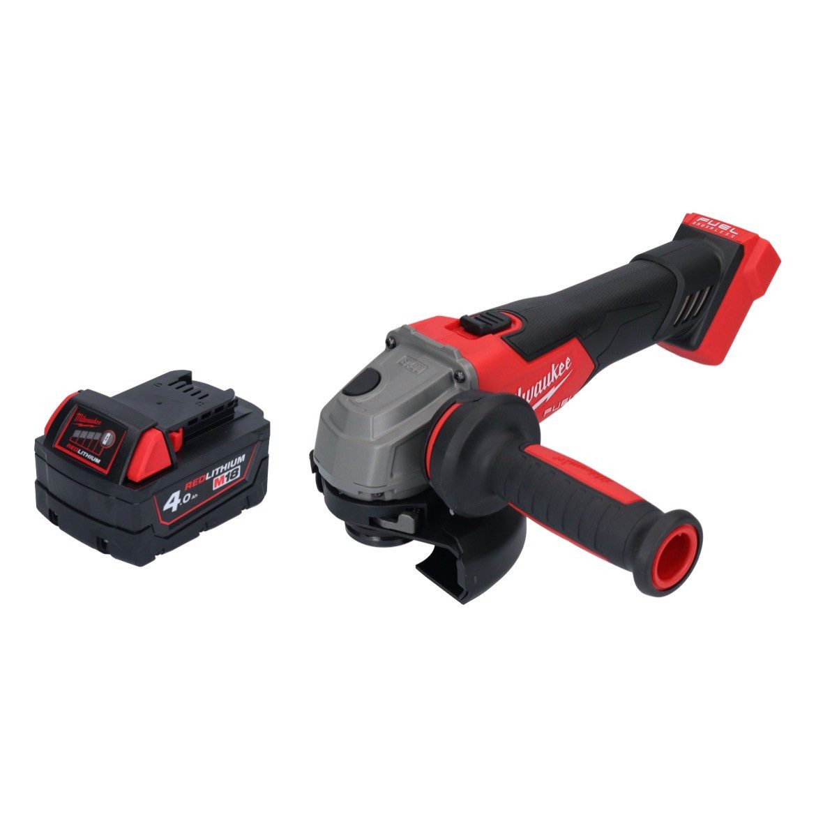 Milwaukee Akku-Winkelschleifer M18 FSAG125X-401 Akku Winkelschleifer 18 V 125 mm Brushless + 1x Akku
