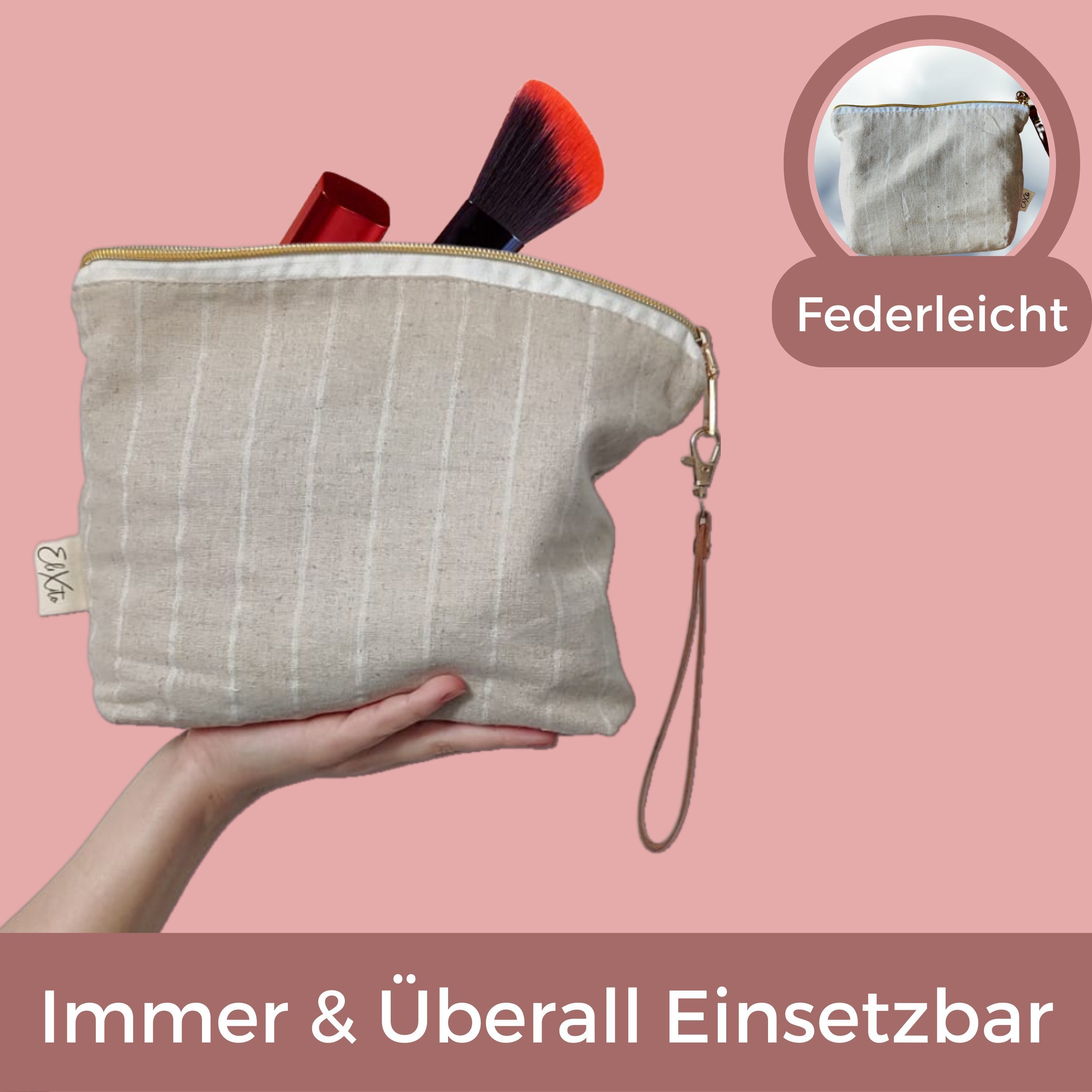 KulturbeuteI Schminktasche Geschenk Klein Weihnachten Damen Kosmetiktasche I I EliXito