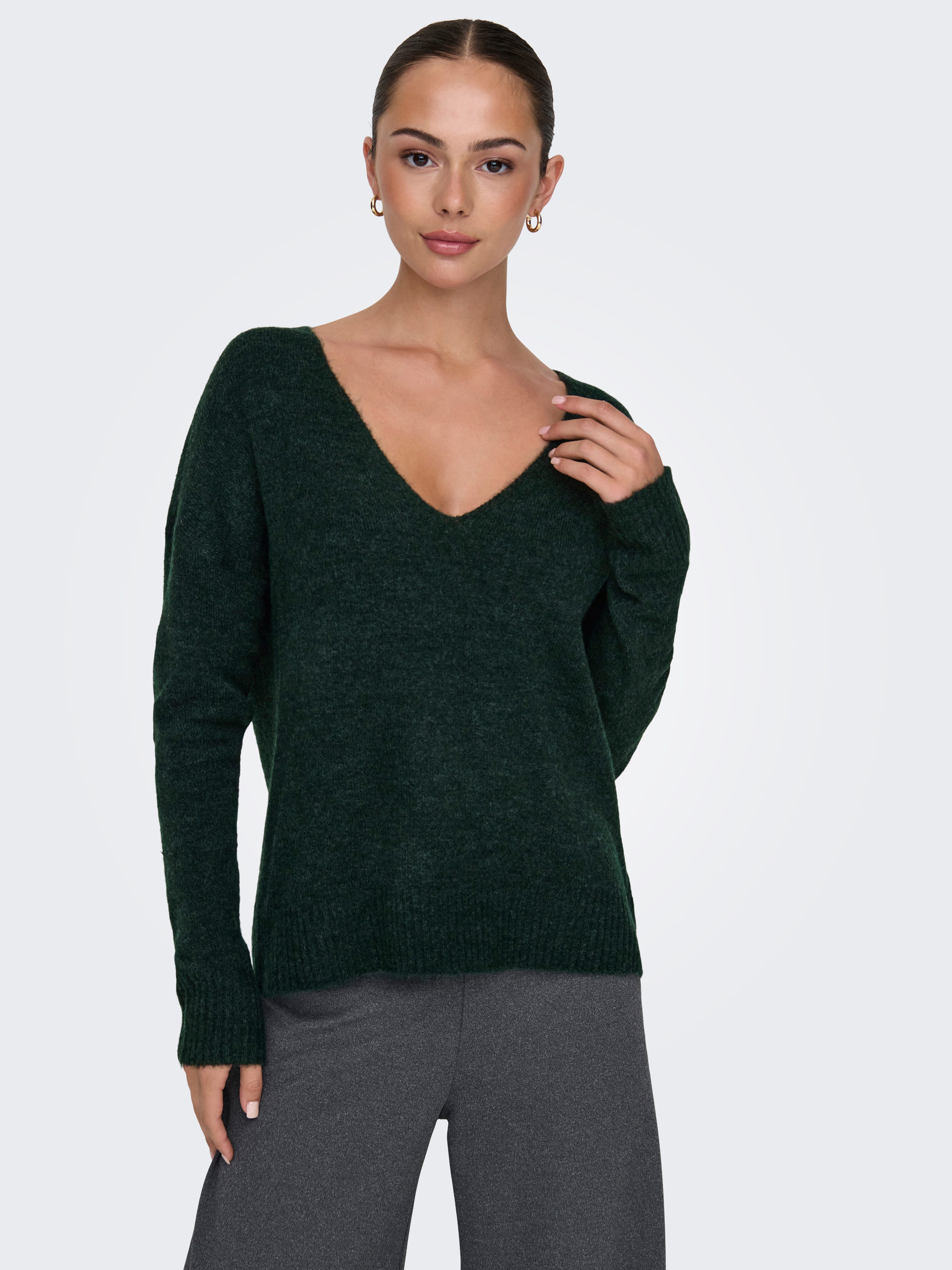 JDY V-Ausschnitt-Pullover JDYELANORA L/S V-NECK PULLO. KNT NOOS mit leicht günstig online kaufen