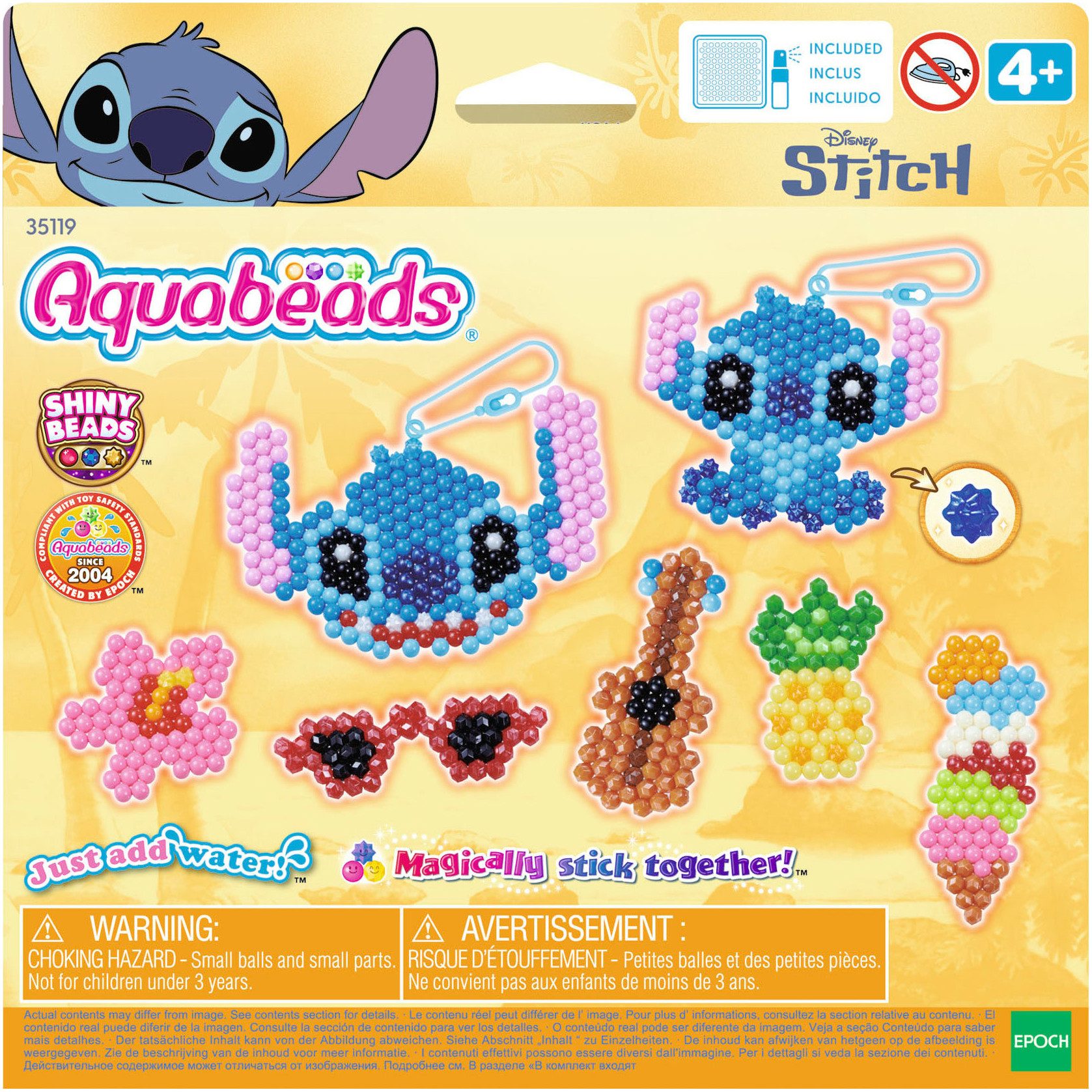 Aquabeads Kreativset Stitch, Schlüsselanhänger Bastelset