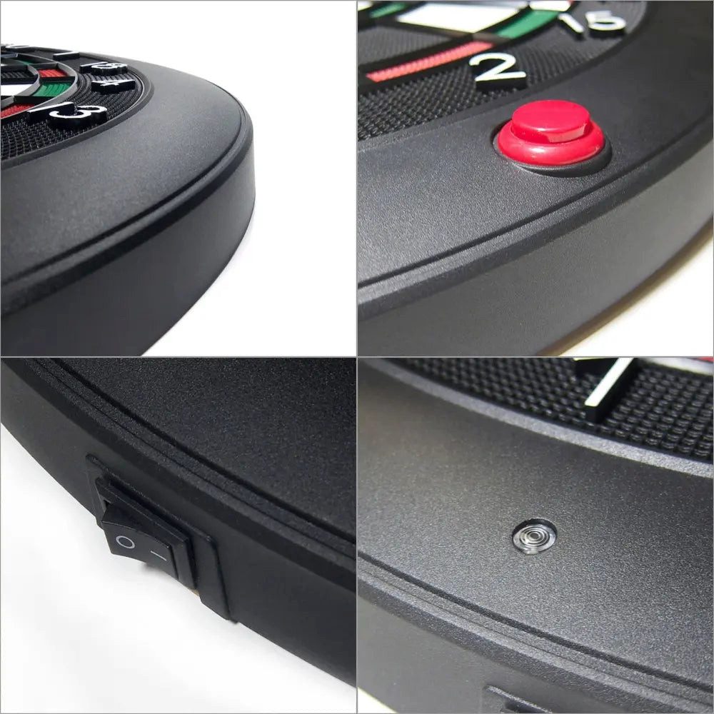 Sport-Knight® Dartscheibe Elektronische Soft-Tip-Dartscheibe mit Spiel-App, geräuscharm, (Set aus Dartscheibe und Zubehör, Smart Dart Board, USB-Kabel, Wandhalterung)
